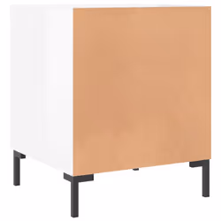 VidaXL 827569 Table de nuit et table de chevet Blanc - Vue supplémentaire 5
