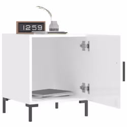 VidaXL 827569 Table de nuit et table de chevet Blanc - Vue supplémentaire 7
