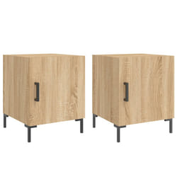 VidaXL 827571 Table de nuit et table de chevet Chêne