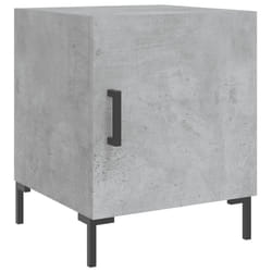 VidaXL 827572 Table de nuit et table de chevet Couleur du béton
