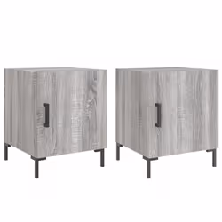 VidaXL 827577, Chêne, Fer, Bois, 400 mm, 400 mm, 500 mm, 2 pièce(s)