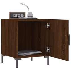 VidaXL 827579 Table de nuit et table de chevet Chêne - Vue supplémentaire 8