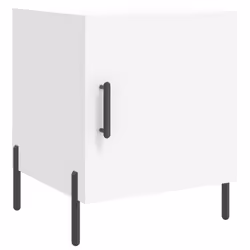 VidaXL 827580, Blanc, Fer, Bois, 400 mm, 400 mm, 500 mm, 1 pièce(s)