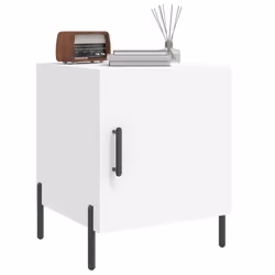 VidaXL 827580 Table de nuit et table de chevet Blanc - Vue supplémentaire 4
