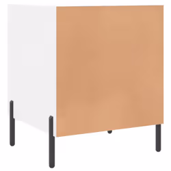 VidaXL 827580 Table de nuit et table de chevet Blanc - Vue supplémentaire 7