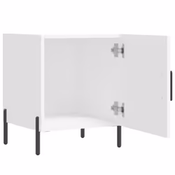 VidaXL 827581 Table de nuit et table de chevet Blanc - Vue supplémentaire 4