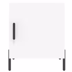 VidaXL 827581 Table de nuit et table de chevet Blanc - Vue supplémentaire 5