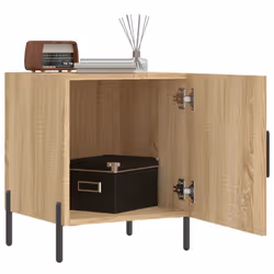 VidaXL 827586 Table de nuit et table de chevet Chêne