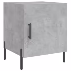 VidaXL 827589, Couleur du béton, Fer, Bois, 400 mm, 400 mm, 500 mm, 2 pièce(s)