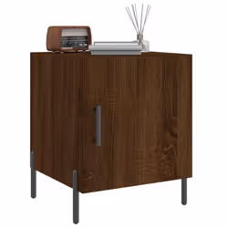 VidaXL 827595 Table de nuit et table de chevet Chêne - Vue supplémentaire 4