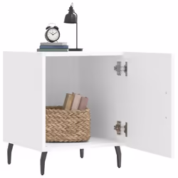 VidaXL 827596 Table de nuit et table de chevet Blanc