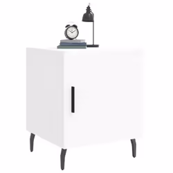 VidaXL 827596 Table de nuit et table de chevet Blanc - Vue supplémentaire 4