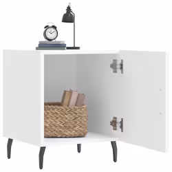 VidaXL 827597 Table de nuit et table de chevet Blanc