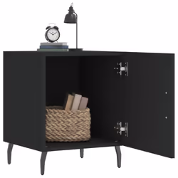 VidaXL 827598 Table de nuit et table de chevet Noir