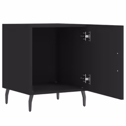 VidaXL 827598 Table de nuit et table de chevet Noir - Vue supplémentaire 5