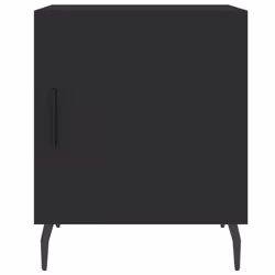 VidaXL 827598 Table de nuit et table de chevet Noir - Vue supplémentaire 6