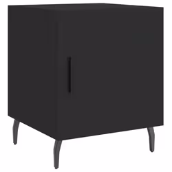 VidaXL 827599 Table de nuit et table de chevet Noir - Vue supplémentaire 5