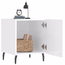 VidaXL 827601 Table de nuit et table de chevet Blanc