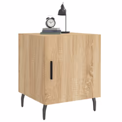 VidaXL 827603 Table de nuit et table de chevet Chêne - Vue supplémentaire 4