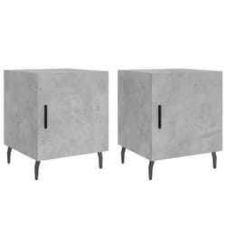 VidaXL 827605 Table de nuit et table de chevet Couleur du béton