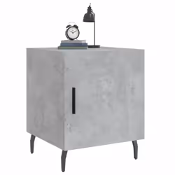 VidaXL 827605 Table de nuit et table de chevet Couleur du béton - Vue supplémentaire 4