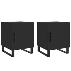 VidaXL 827615 Table de nuit et table de chevet Noir