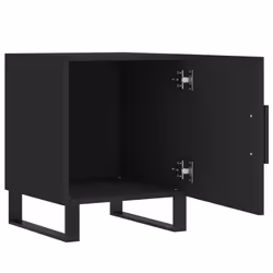 VidaXL 827615 Table de nuit et table de chevet Noir - Vue supplémentaire 5