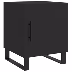 VidaXL 827615 Table de nuit et table de chevet Noir - Vue supplémentaire 6