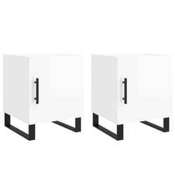 VidaXL 827617 Table de nuit et table de chevet Blanc
