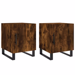 VidaXL 827623, Chêne, Fer, Bois, 400 mm, 400 mm, 500 mm, 2 pièce(s)