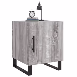 VidaXL 827625 Table de nuit et table de chevet Chêne - Vue supplémentaire 4