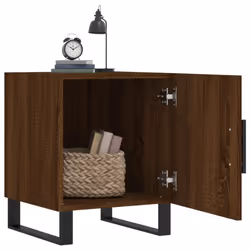 VidaXL 827626 Table de nuit et table de chevet Chêne - Vue supplémentaire 3