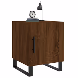 VidaXL 827626 Table de nuit et table de chevet Chêne - Vue supplémentaire 4