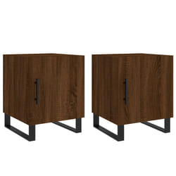 VidaXL 827627 Table de nuit et table de chevet Chêne