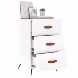 VidaXL 827630 Table de nuit et table de chevet Blanc