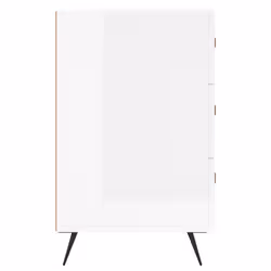 VidaXL 827630 Table de nuit et table de chevet Blanc - Vue supplémentaire 6
