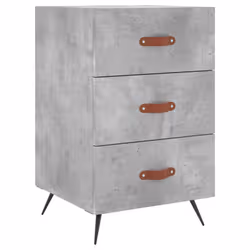 VidaXL 827632, Couleur du béton, Fer, Polyuréthane (PU), Bois, 400 mm, 400 mm, 660 mm, 1 pièce(s)