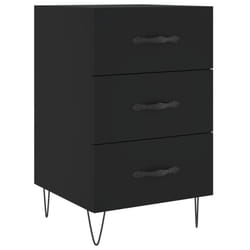 VidaXL 827653 Table de nuit et table de chevet Noir