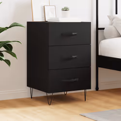 VidaXL 827653 Table de nuit et table de chevet Noir