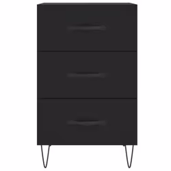 VidaXL 827653 Table de nuit et table de chevet Noir - Vue supplémentaire 5