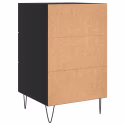 VidaXL 827653 Table de nuit et table de chevet Noir - Vue supplémentaire 8