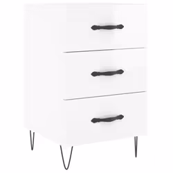 VidaXL 827654, Blanc, Fer, Bois, 400 mm, 400 mm, 660 mm, 1 pièce(s)