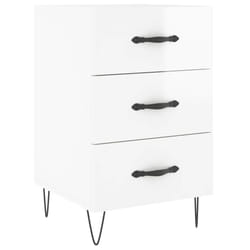 VidaXL 827654 Table de nuit et table de chevet Blanc