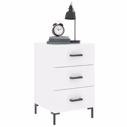 VidaXL 827660 Table de nuit et table de chevet Blanc