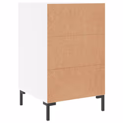 VidaXL 827660 Table de nuit et table de chevet Blanc - Vue supplémentaire 8