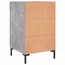 VidaXL 827664 Table de nuit et table de chevet Couleur du béton - Vue supplémentaire 8