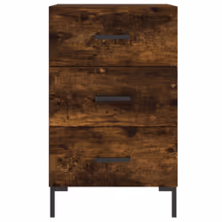 VidaXL 827665 Table de nuit et table de chevet Chêne - Vue supplémentaire 5