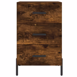 VidaXL 827673 Table de nuit et table de chevet Chêne - Vue supplémentaire 5