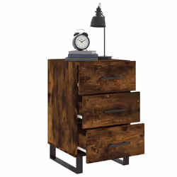 VidaXL 827689 Table de nuit et table de chevet Chêne - Vue supplémentaire 4