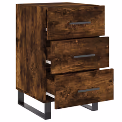 VidaXL 827689 Table de nuit et table de chevet Chêne - Vue supplémentaire 7